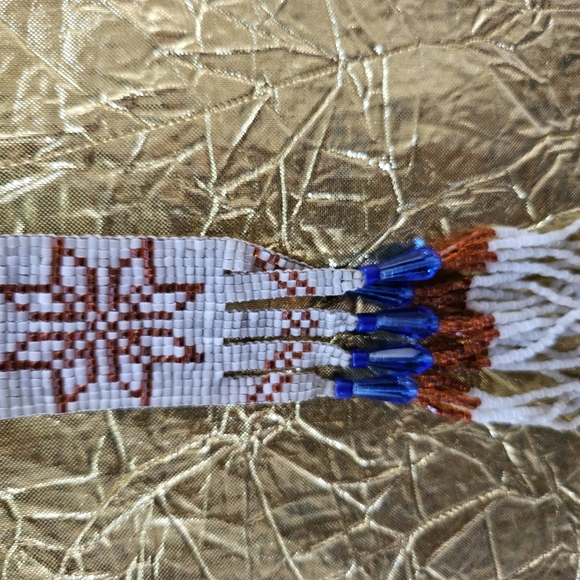 Necklace VINTAGE French Art Deco Flapper Beaded - Picture 3 of 5